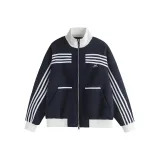 Темно-синий синий свитшот