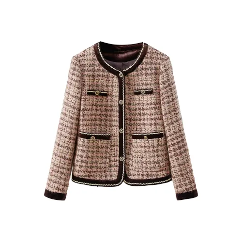 TOUCH Розовый кофе Женское короткое пальто