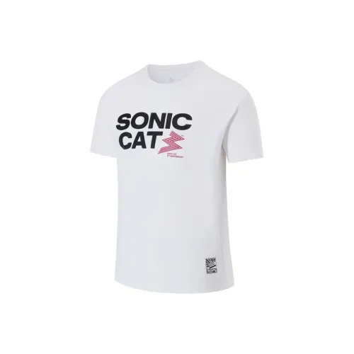 Sonic cat Белый Мужские Майки