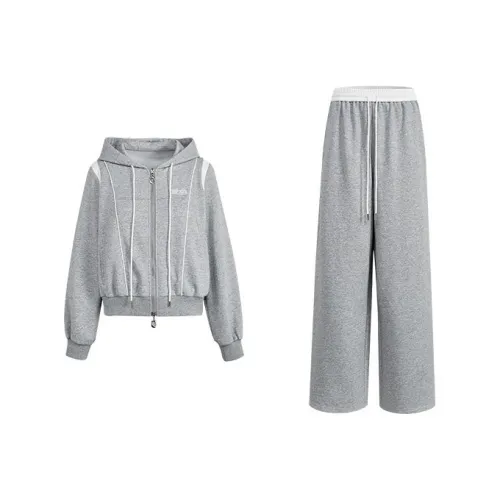 KUOSE Light Gray Women's Casual Suits KUOSE Светло-серый женский повседневный костюм