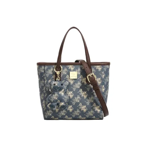 PESASRIE PVC Тоут Сумка Стандартная Женская Синяя