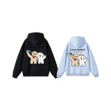 Подарочная сумка черного и синего цвета - Selfie с щенком