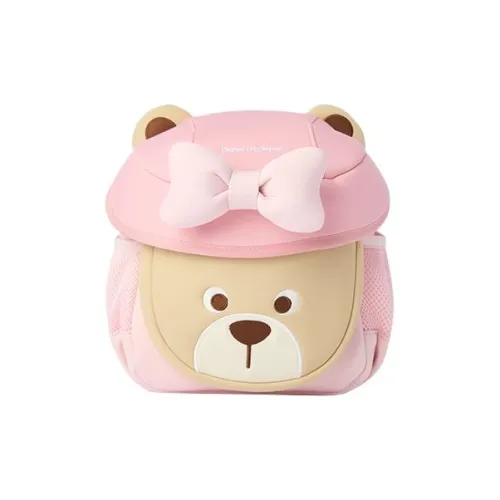 PAW IN PAW Ткань Рюкзак Детский Розовый Бежевый