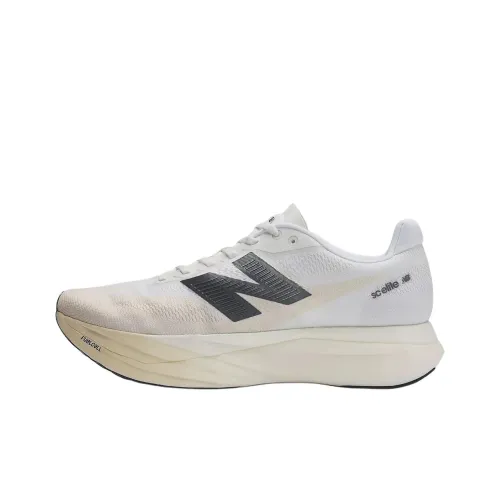 New Balance FuelCell SuperComp Elite v5 Дышащие Беговые Кроссовки Мужские Белые