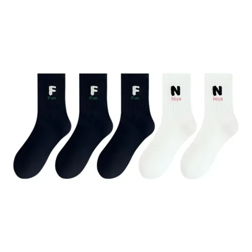 MIIOW Spring And Summer Носки Crew Женские упаковка из 5 пар