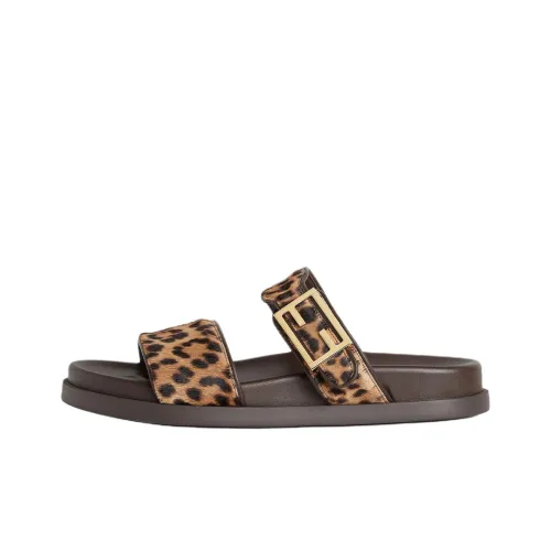 FENDI Feel Слипоны Женские Коричневый