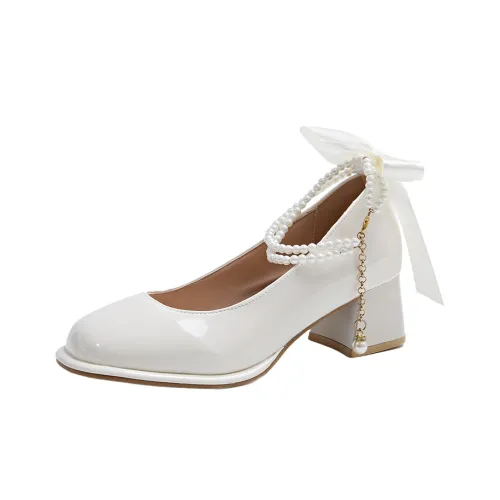 Wuji Сексуальный Жемчужный Без Подкладки Обувь Женская Женская