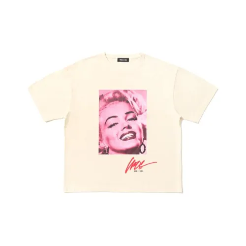 WIND AND SEA совместное издание x Marilyn Monroe Коллаборация Marilyn Monroe Коллаборация FW25 T-рубашка Унисекс