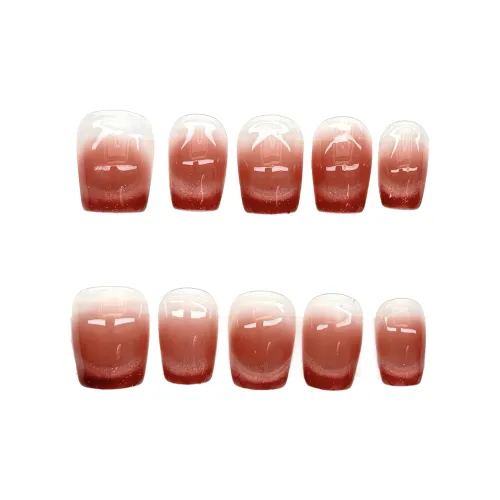 XNTX False Nail Ручной Ногтей Стрипы Короткий ЛАДДЕР Мягкий Color Series Румяна Стойкий Coquette