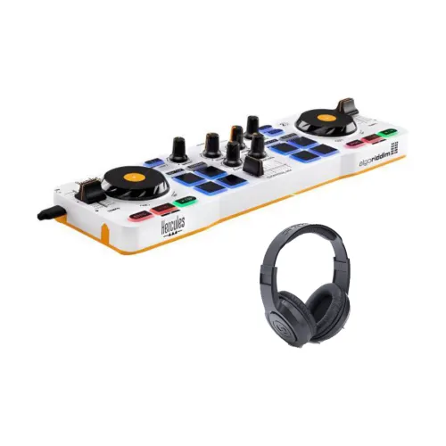 Hercules DJ Control MI Портативный DJ Тёрнтейбл Электронный Музыкальный Контроллер DJ Оборудование