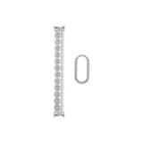 [Silver Pink Double Row Pearl + Silver Diamond Shell]  
[Серебряный Розовый Двойная Строка Жемчужный + Серебряный Ромб Оболочка]