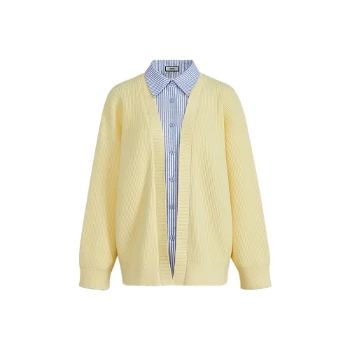 KUOSE Светло-желтые женские свитера