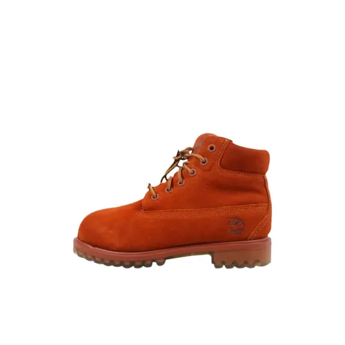 Timberland 6 Inch High Топ Детские ботинки Апельсин Детский