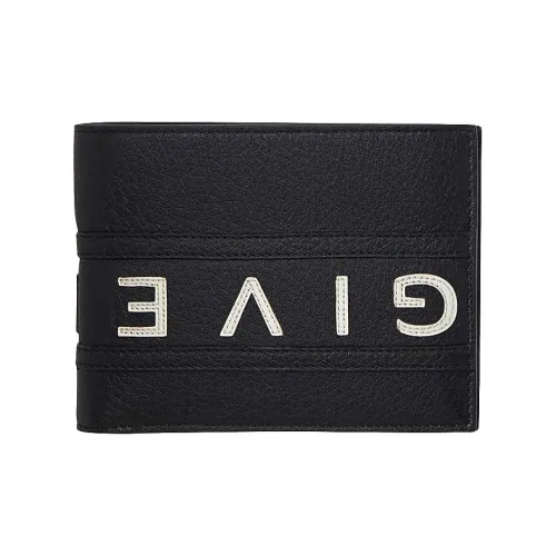 Givenchy Кожа Держатель для карт кошелек Женские Черный