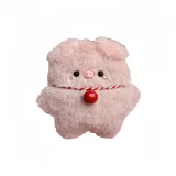 Розовый Свинья Пищащий+Колокольчик