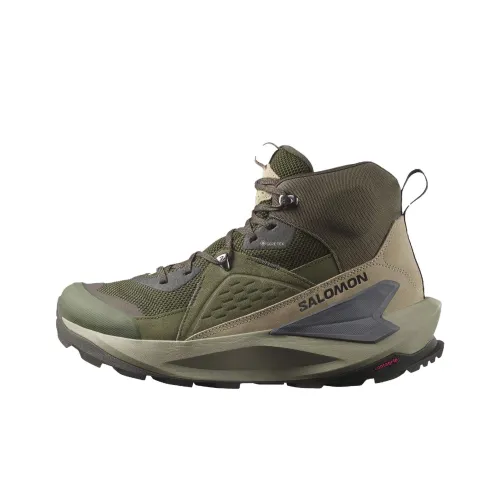 SALOMON Elixir Устойчивый к истиранию Короткий Outdoor Мужской Темно-зеленый