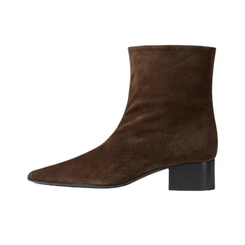 KHAITE Andee Ботильоны 4CM Женские Ebony