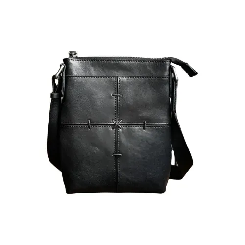 VIHUS Чехол для телефона из натуральной коровьей кожи мужской черный