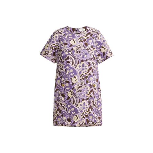 COACH Короткое платье с короткими рукавами женское