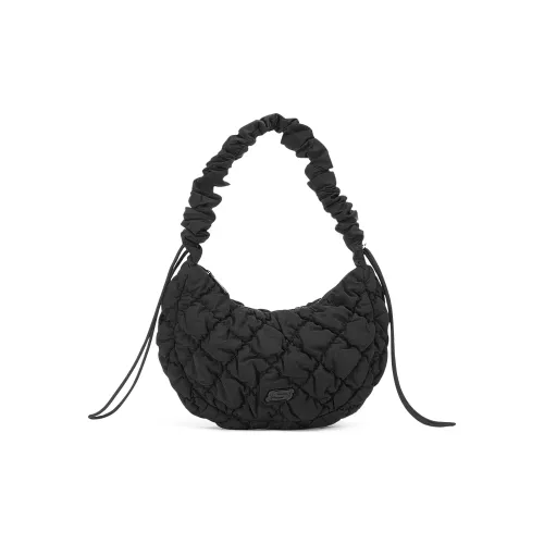 Skechers Ткань Сумка через плечо Стандартная Унисекс Угольный Черный