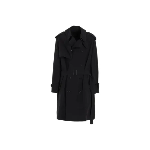 Yohji Yamamoto S'YTE FW25 Брушированный WASHER Тип покрытия Broad Тренчкот Тренчкот Унисекс