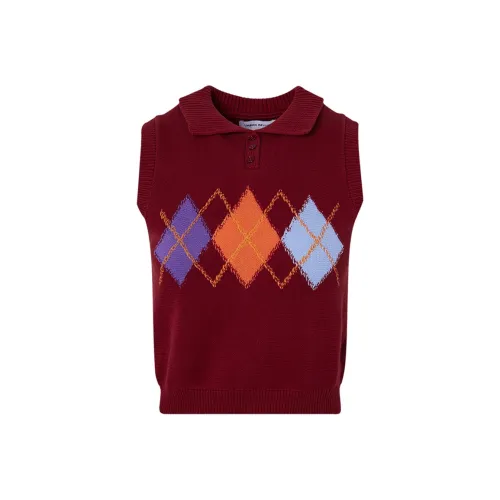 URBAN REVIVO Вермильон Клетчатый Женский Трикотаж