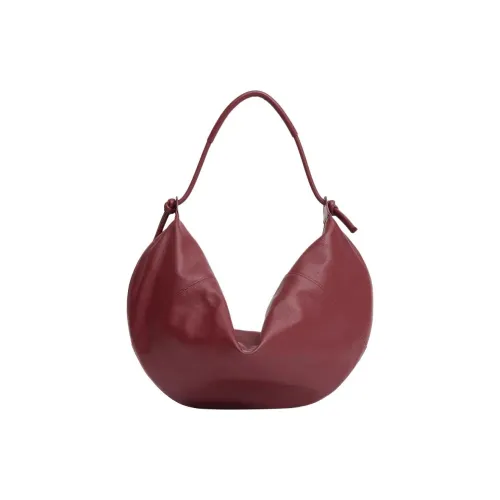 MANSUR GAVRIEL Телячья кожа Полумесяц Сумка Сумка через плечо Женская Кроваво-красная