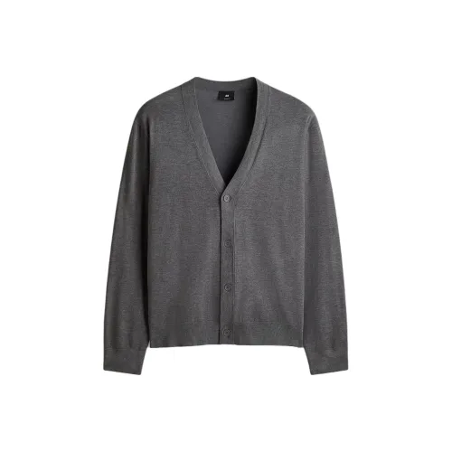 H M Темно-серый мужской трикотаж