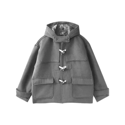 ADXKM Серый Женские Бархатные Куртки