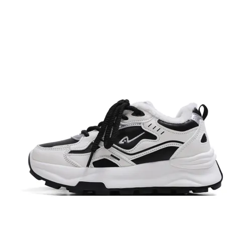 RENBEN Противоскользящие Износостойкие Термостойкие Низкие Топ Кроссовки с Теплой Подошвой Женские