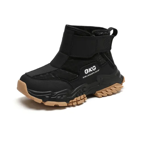 BKG Устойчивые к истиранию противоскользящие анти-KICK детские зимние сапоги
