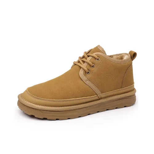 KLAOSD Slip-resistant Thermal Abrasion-resistant Ankle Length Snow Boots Men's KLAOSD Противоскользящие Термические Устойчивые к Износу Ботинки для Снега с Ангельской Стопой Мужские