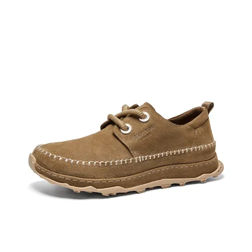 Hautton Рабочие ботинки низкие цвет КАМЕЛ мужской