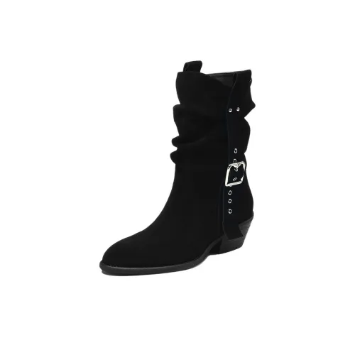 BEBE Колено Высокие сапоги 5CM Женские