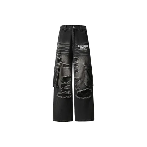 BINGFEI Унисекс Джинсы