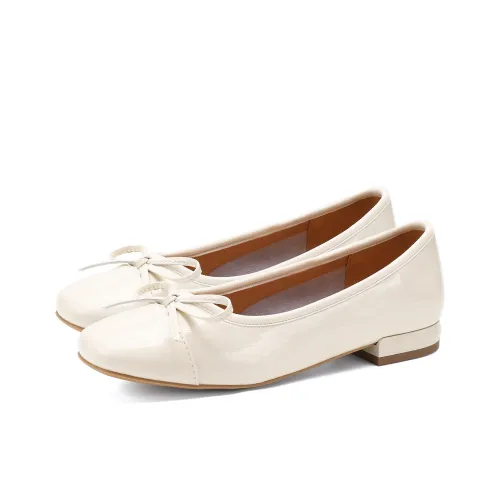 FOXER Мода Одежда Низкий вырез Маленькие кожаные туфли Женские Повседневные туфли Женские