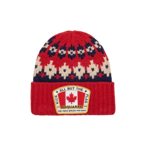 DSQUARED 2 Шерстяные Бини Детский Красный