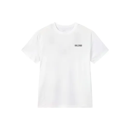 Erke Повседневный Короткий рукав T-рубашки Мужской Белый