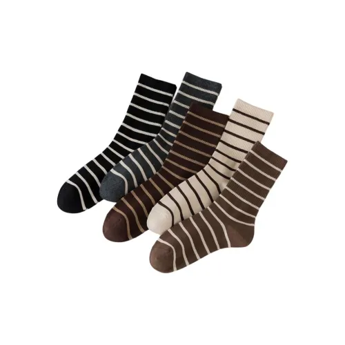 OEING 5 пар Женские носки до колена