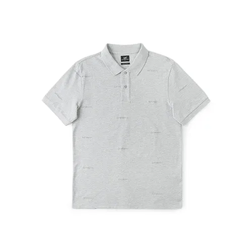 Lee Фотиния Серый Мужская Поло