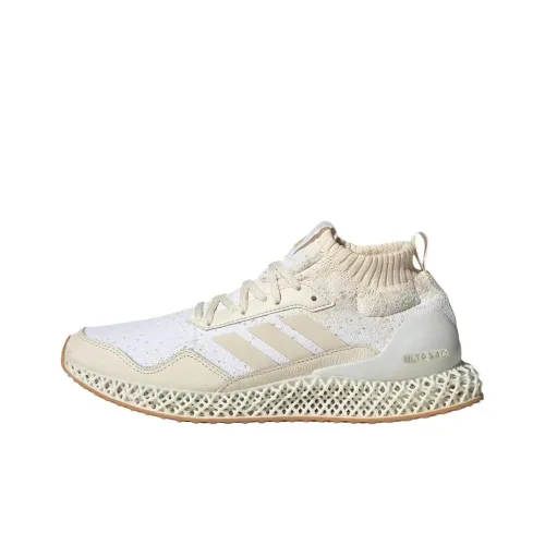 Adidas Ultra 4D MID Топ Повседневные Беговые Кроссовки Мужские Белые