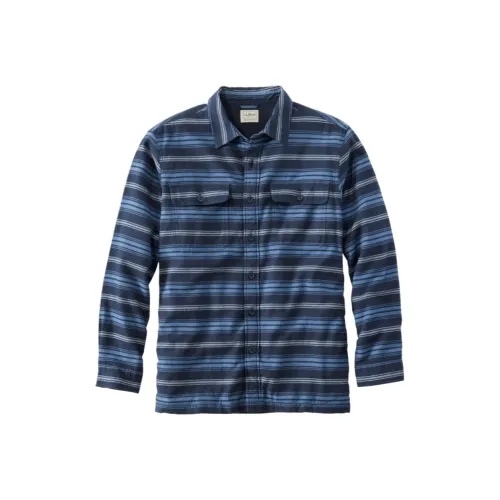 L.L.Bean Морской Синий Мужские Рубашки
