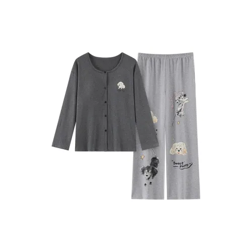 MADALLO Серый Женский Пижамный Комплект