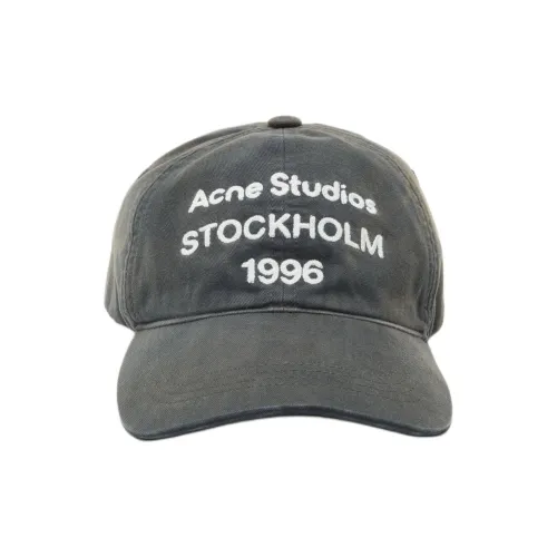 ACNE STUDIOS 100% хлопок Кепки Унисекс Выцветший черный