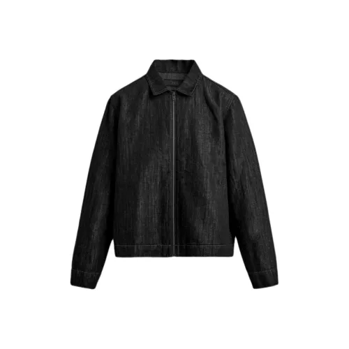 ZARA Черные Мужские Джинсовые Куртки