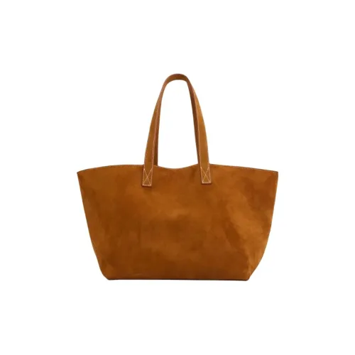 MANSUR GAVRIEL Замша Телячья Кожа Плечевая Сумка Стандартная Женская Умбра