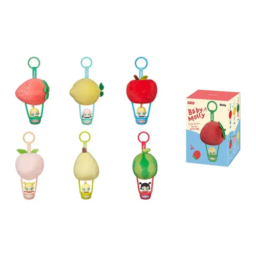 POP MART Малыш Molly Fruity Ароматная Коллекция Ароматизированный Саше Брелок Слепые Коробки Один Mystery Коробка Полная Коробка 6 Штук