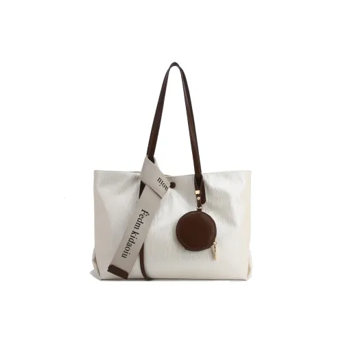 JANITINO Полиуретан ПУ (полиуретан) Сумка через плечо Стандартная Женская Экрю