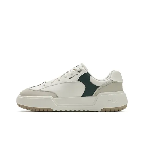 FILA DINAMICA Устойчивые к истиранию Низкие Кроссовки для скейтбординга Мужские Тофу Белый Серый