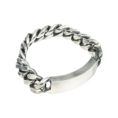 MM6 MAISON MARGIELA Браслеты из латани Мужской Серебряный